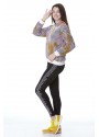 KAPÜŞONLU DESENLİ SWEAT